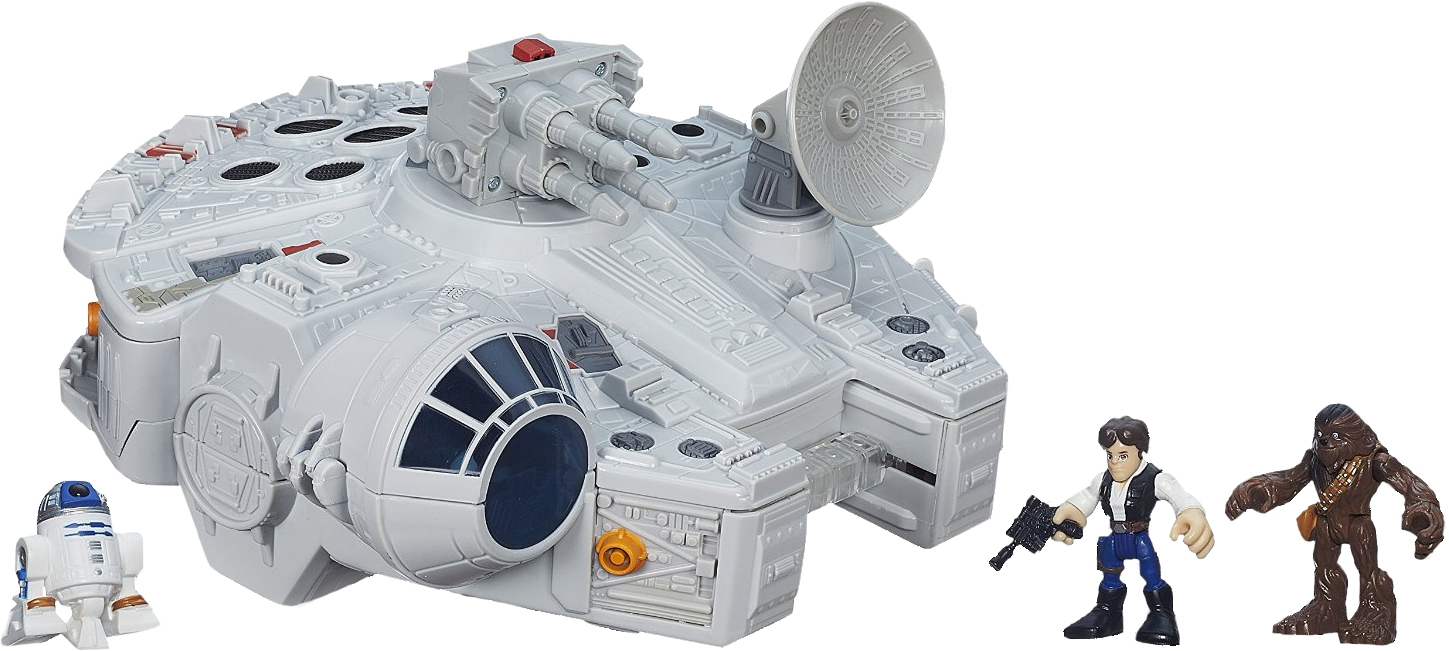 Galactic - Playskool Heroes Star Wars Galactic Heroes Millennium (1449x651), Png Download