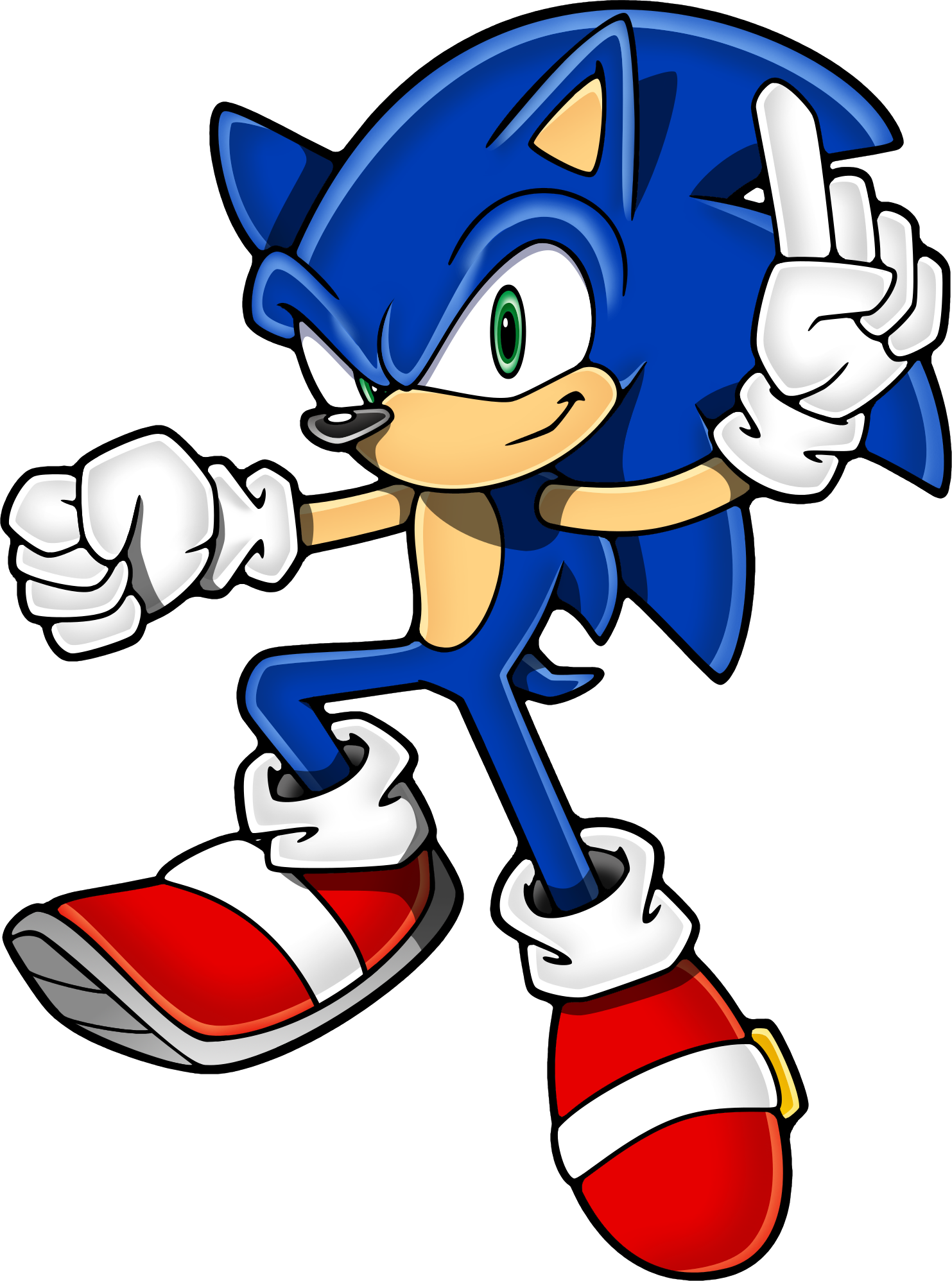 Sonic The Hedgehog Clipart Channel - Draw Sonic Channel Style 2018 (1483x1996), Png Download