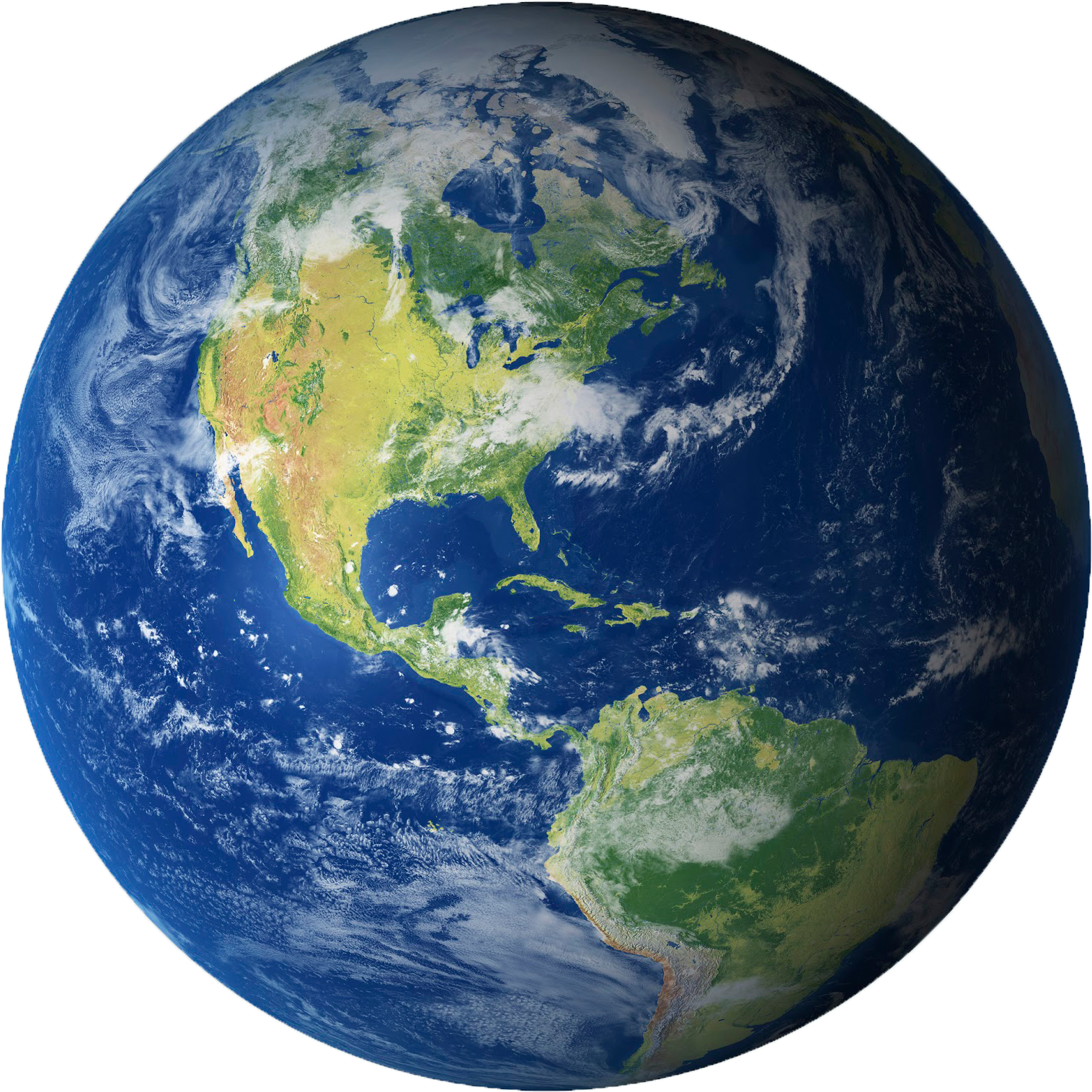 Transparent Background Planet Earth Png (1600x1600), Png Download