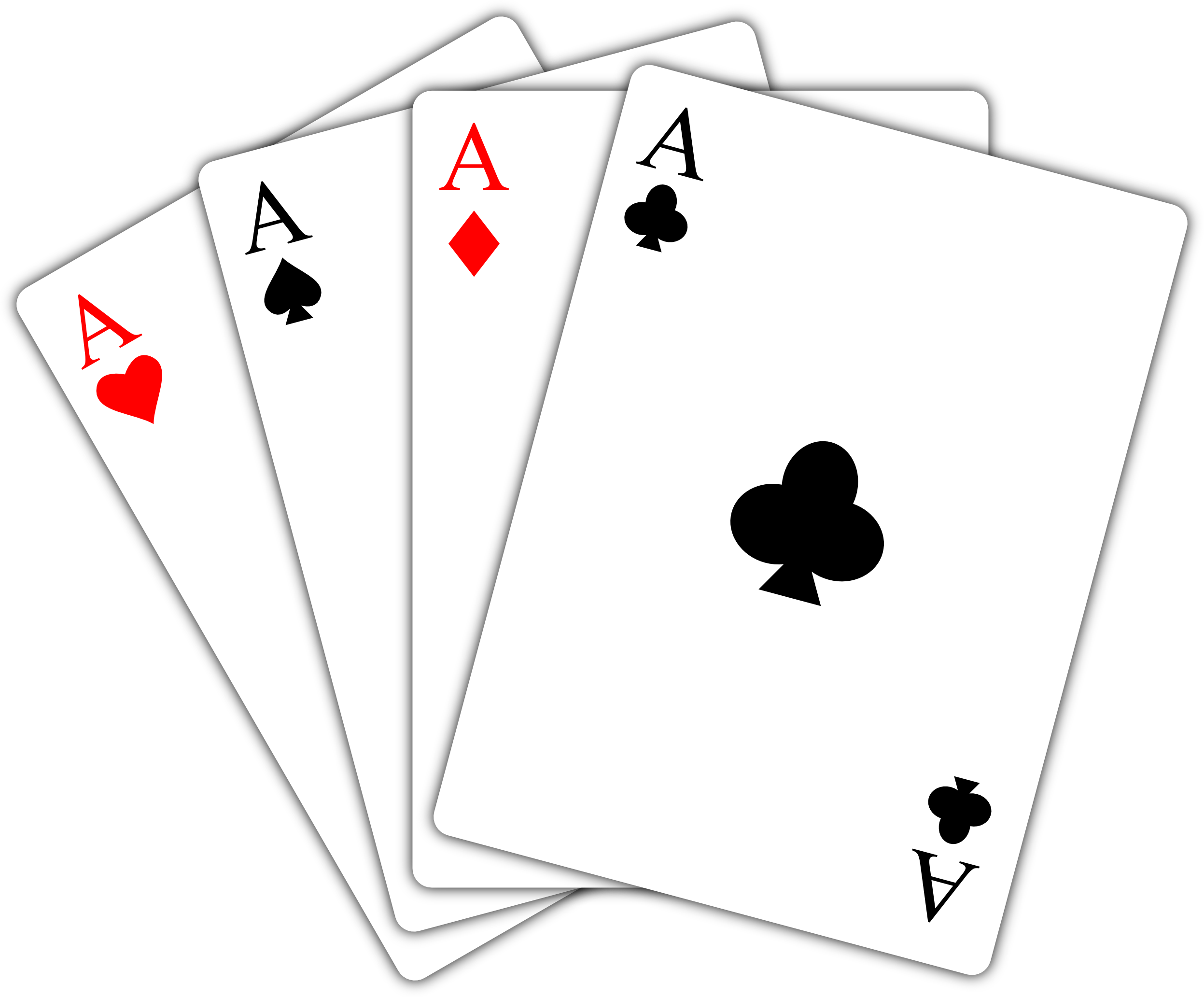 Clip Art Transparent Download Ace Playing Card Png - Playing Cards Png (2494x2065), Png Download