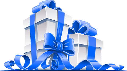 Gift-boxes - Christmas Cracker - A Vintage Lot Of 7 Assorted Dress (540x300), Png Download