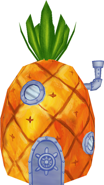 Spongebob Pineapple Png - Spongebob Squarepants Pineapple Png (750x650), Png Download