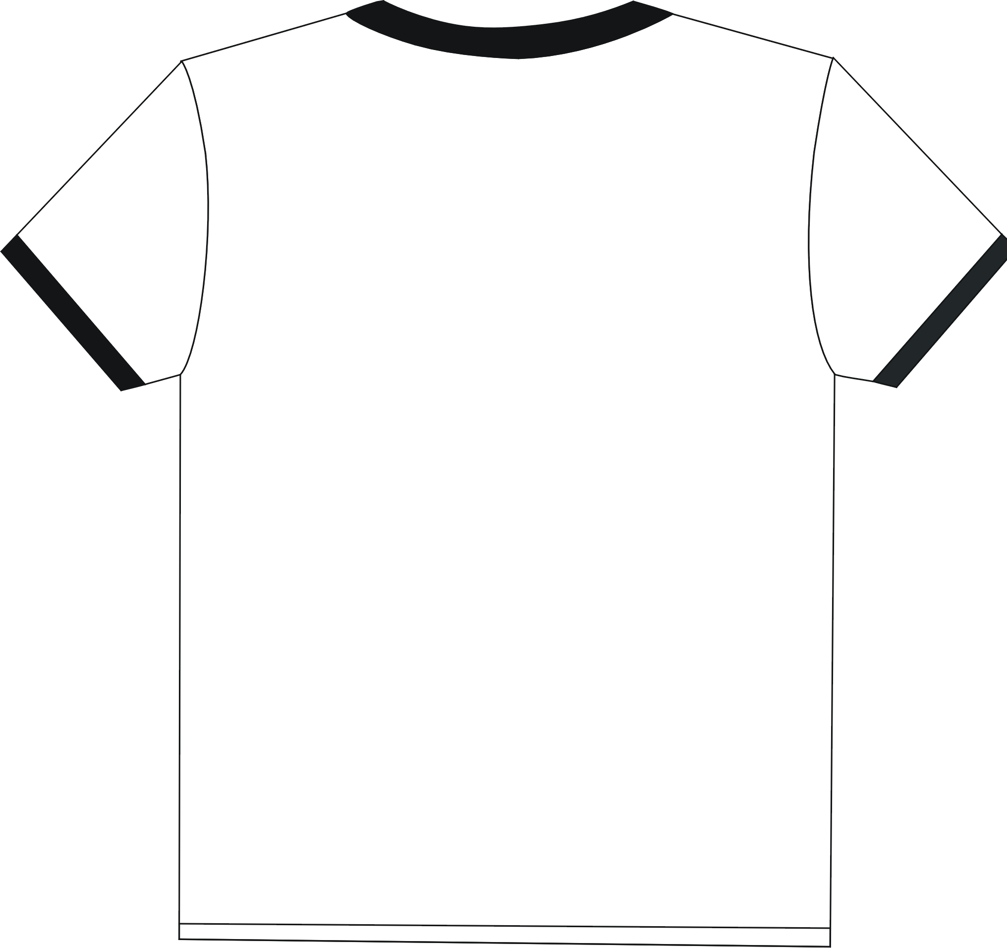 White T Shirt Picture Bpkgak Clipart - Active Shirt (2032x1913), Png Download