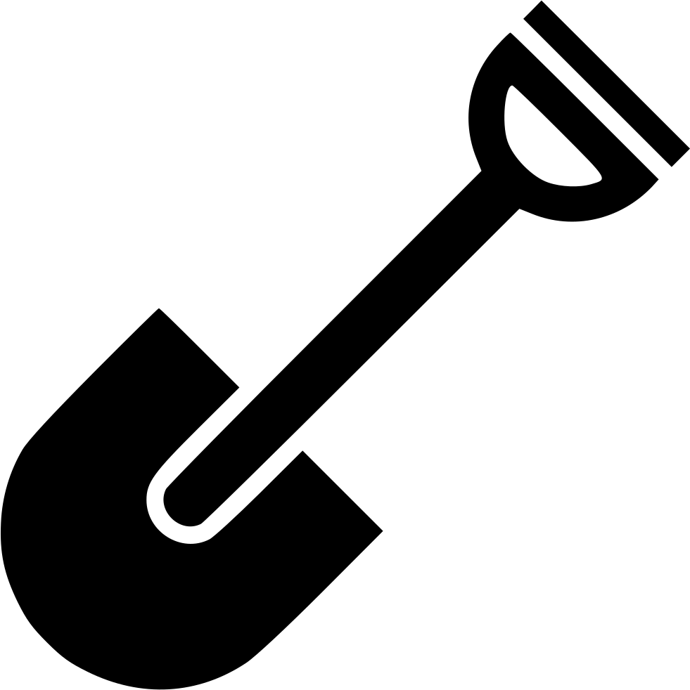 Shovel Png Photo - Icon Shovel (981x982), Png Download