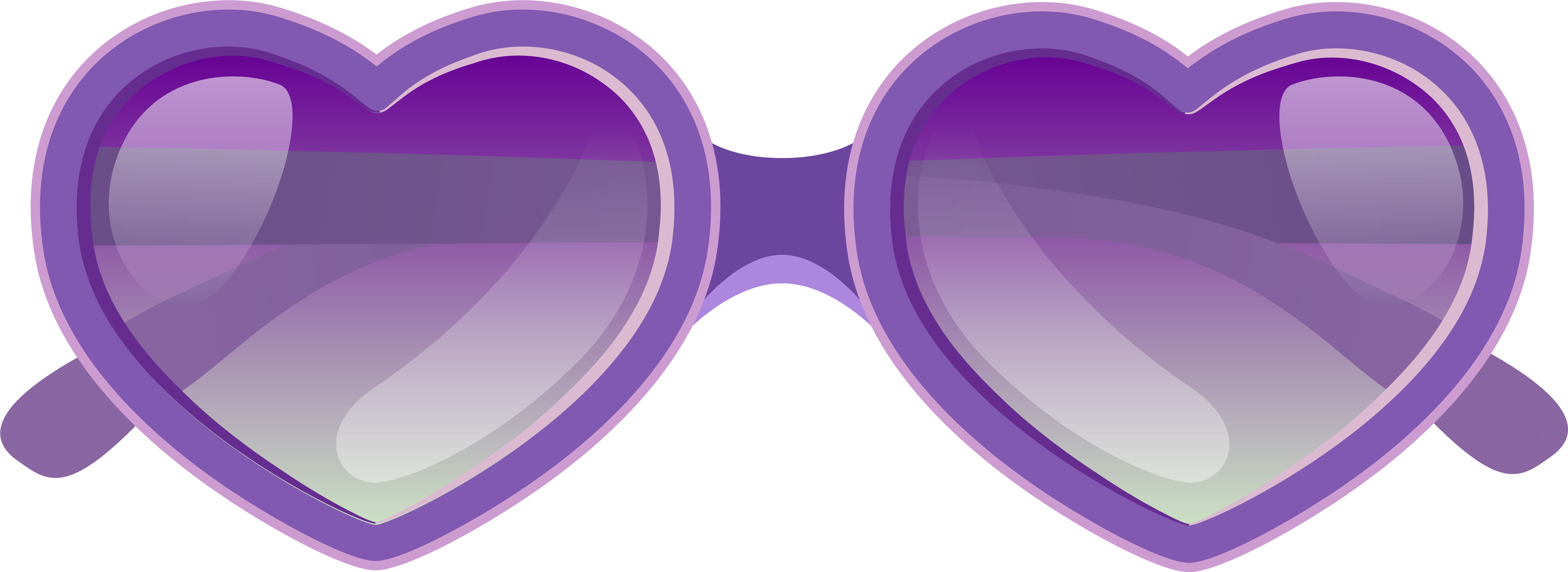 Download Purple Heart Sunglasses Png Clipart Image Beach Sunglasses