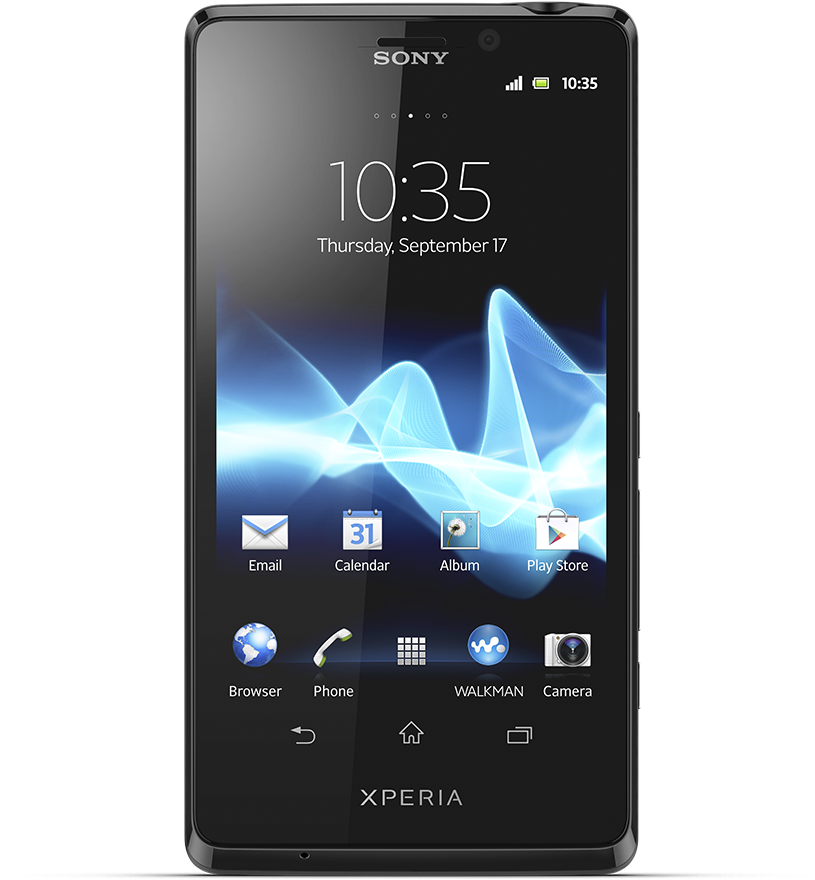 Mobile Png Clipart - Sony Xperia Lt 30 (874x1024), Png Download