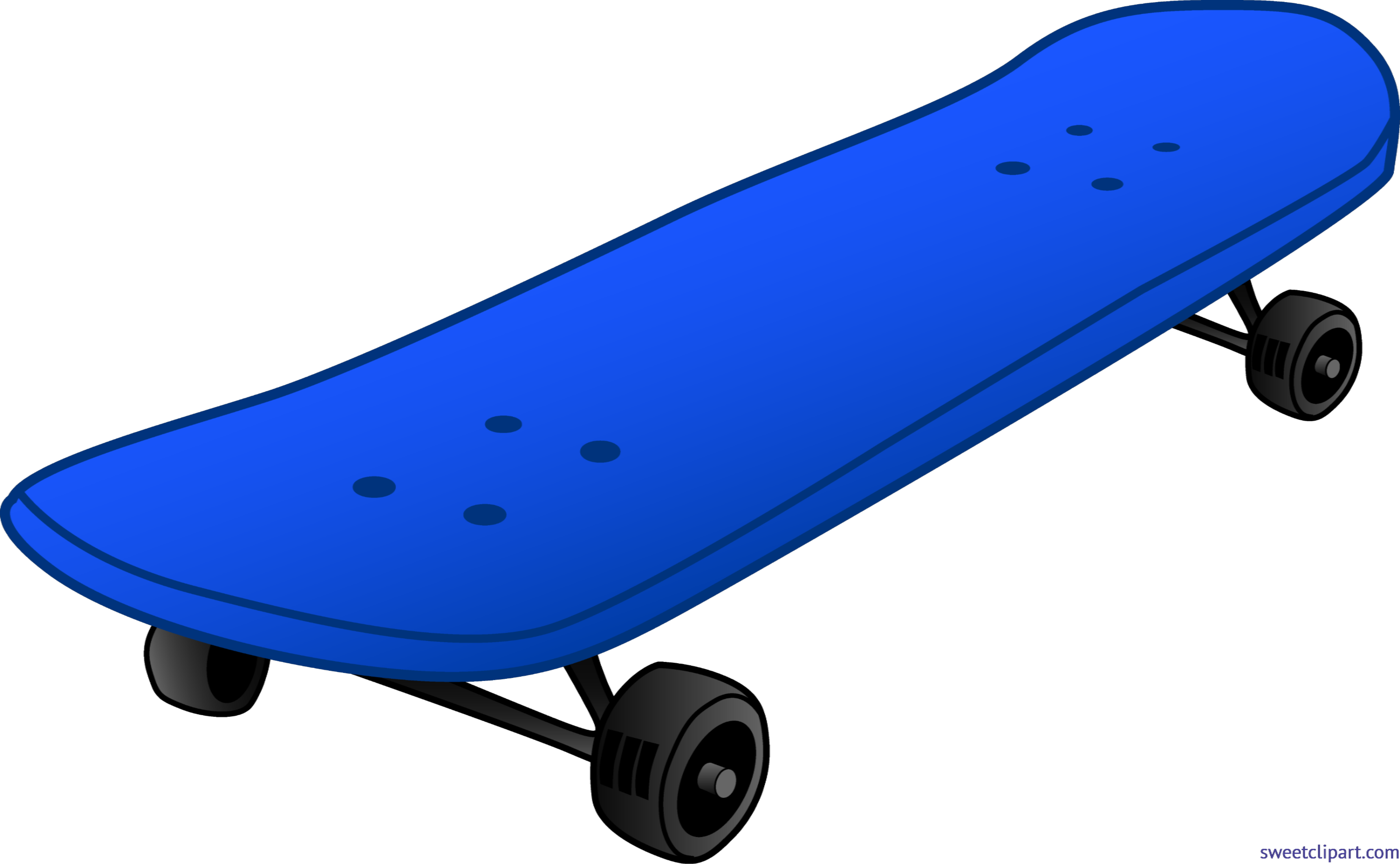 Skateboard Clipart At Getdrawings (6371x3931), Png Download