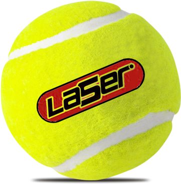 Laser Cricket Tennis Ball - Paddle Tennis (500x395), Png Download