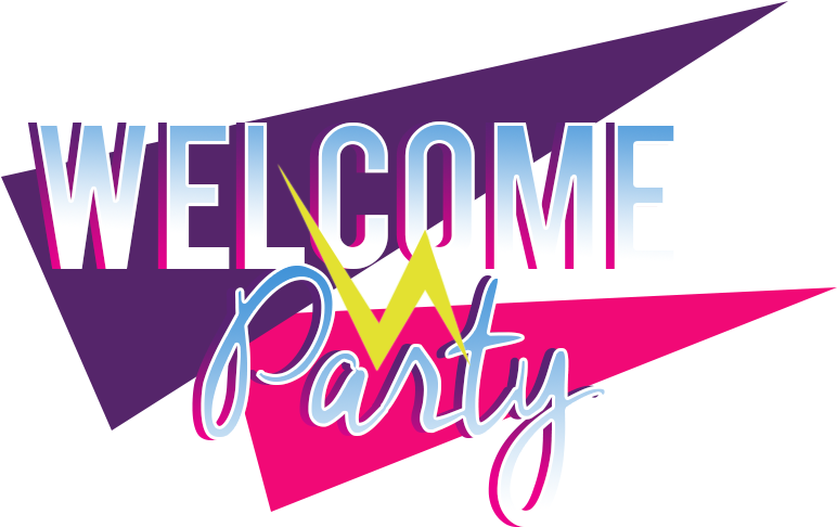 Welcome Party Logo - Welcome Party Png (1080x564), Png Download