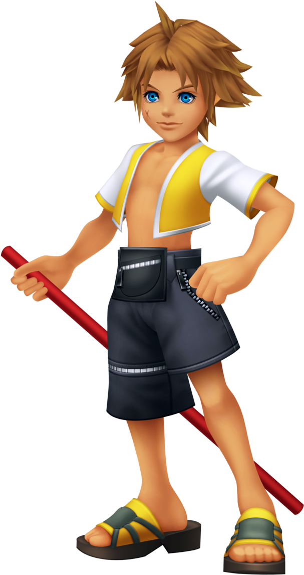 Tidus - Kingdom Hearts Series Ultimania Memorial (750x1198), Png Download