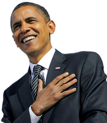 Obama Psd (348x400), Png Download