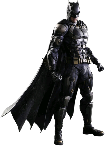 Justice League Movie - Justice League Batman Square Enix (431x600), Png Download