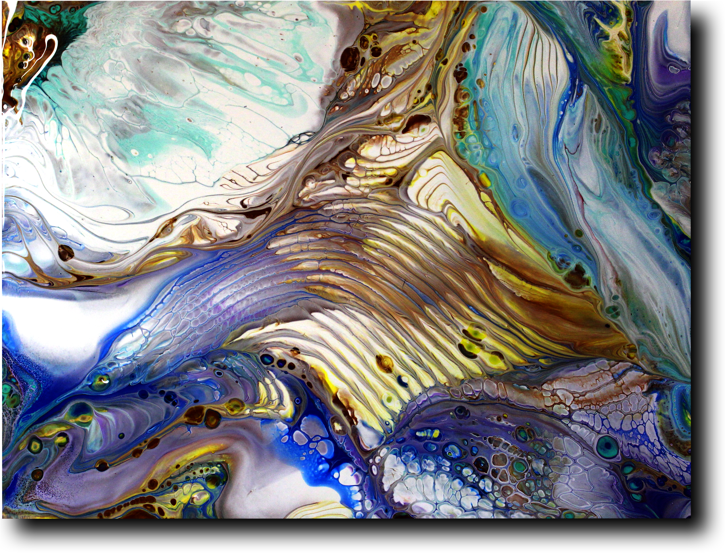 The “canvas On Canvas” Swipe Technique - Canvas (2595x2049), Png Download