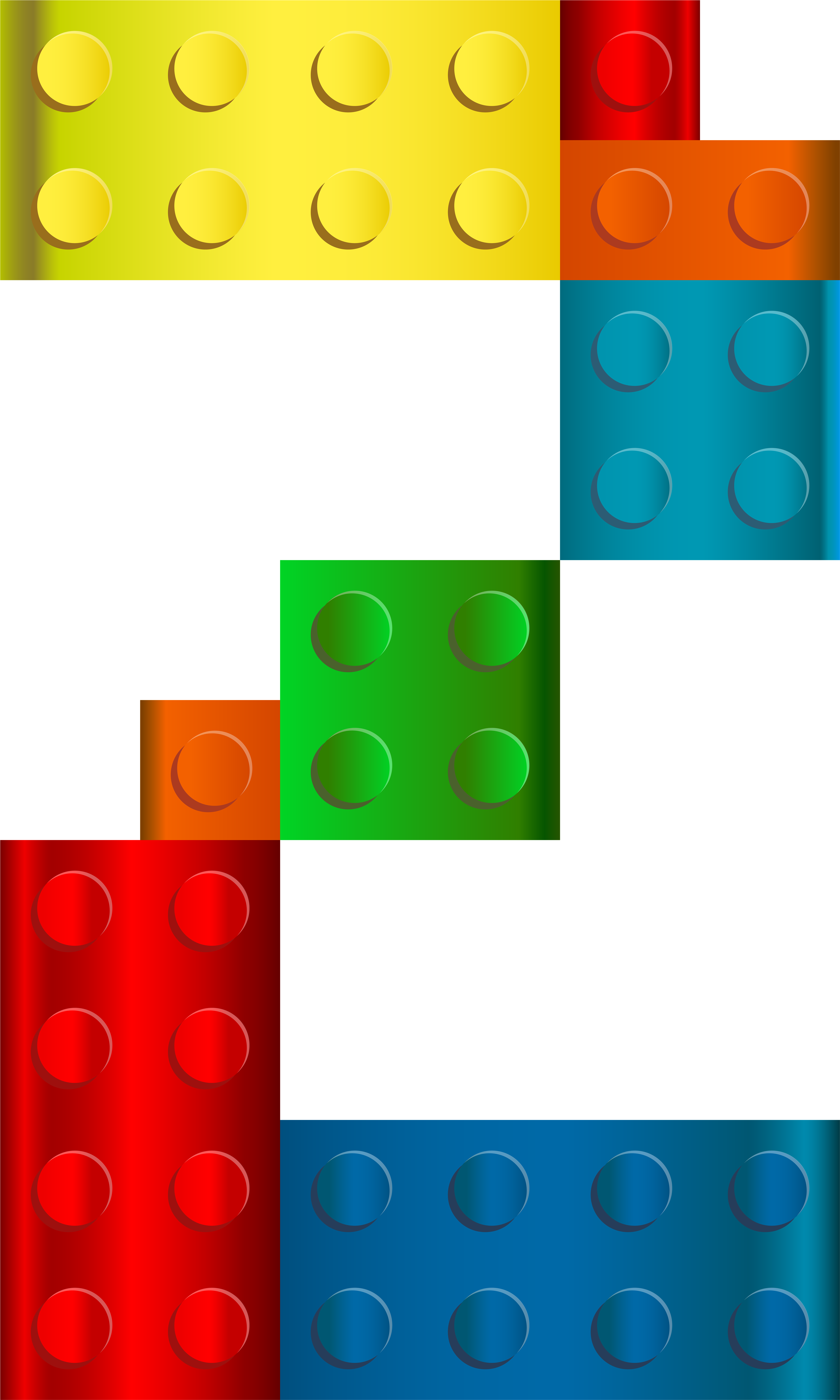 Lego Numbers Png (4800x8000), Png Download