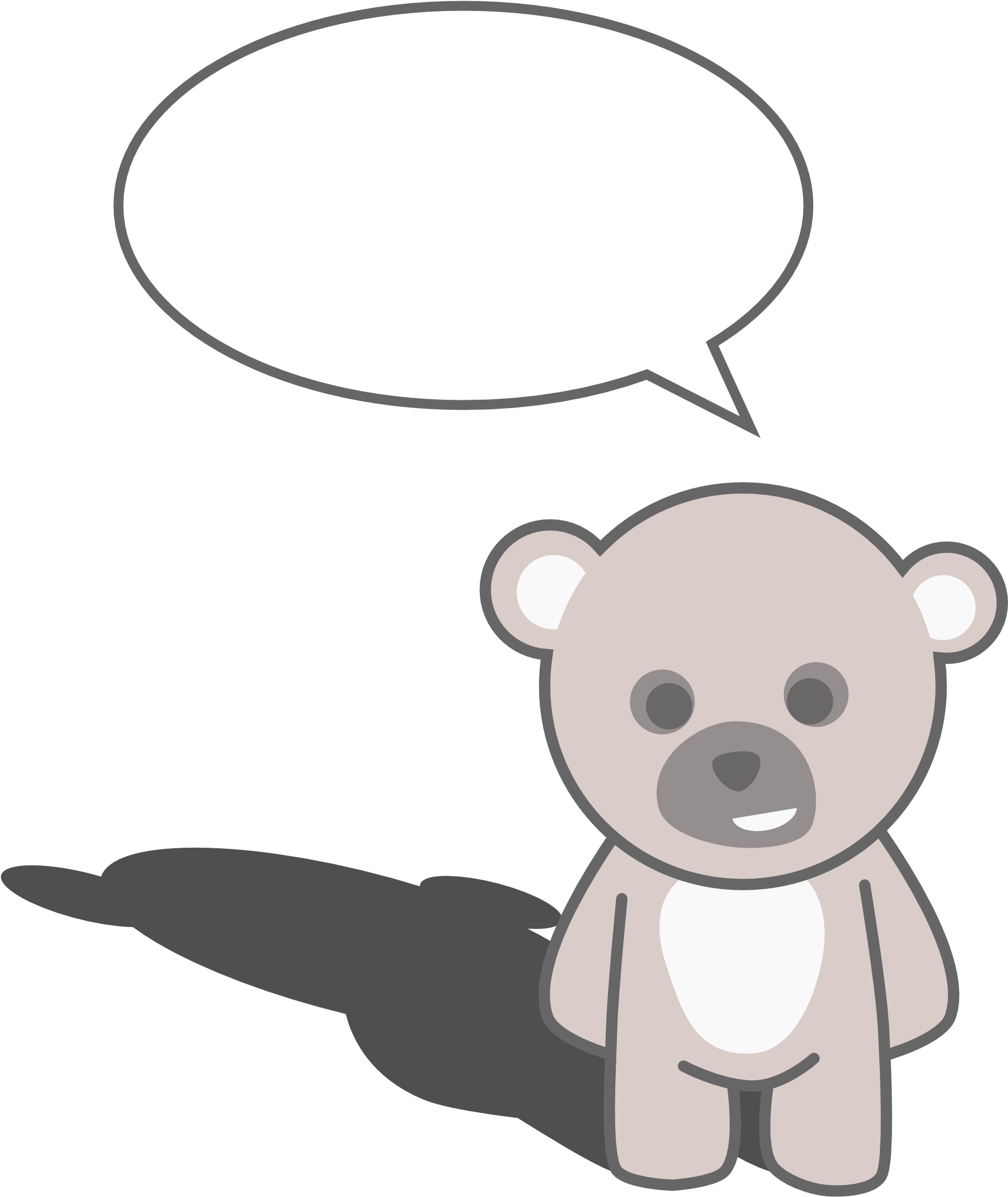 Teddy Clipart Soft - Cute Teddy Bear Cartoon (1979x2352), Png Download