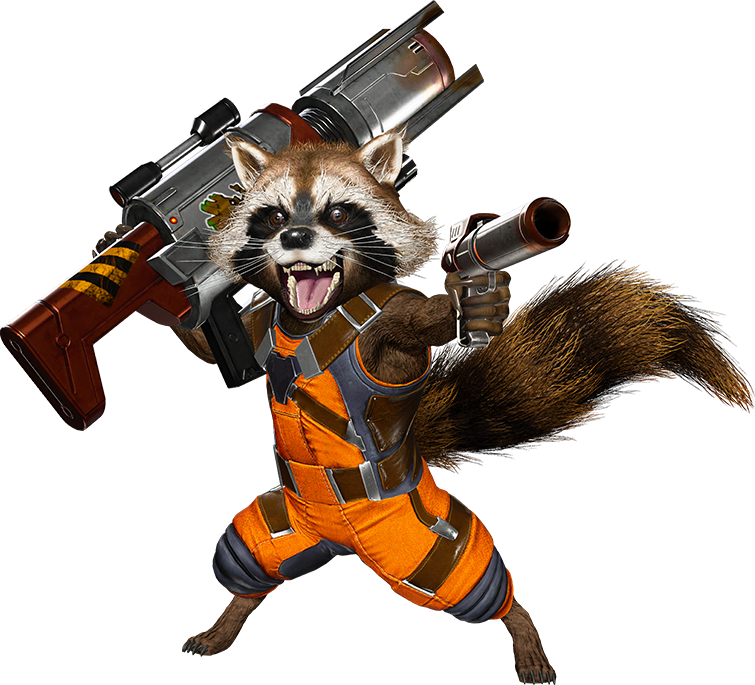 R - Raccoon - Marvel Vs Capcom Infinite Rocket Raccoon (755x685), Png Download