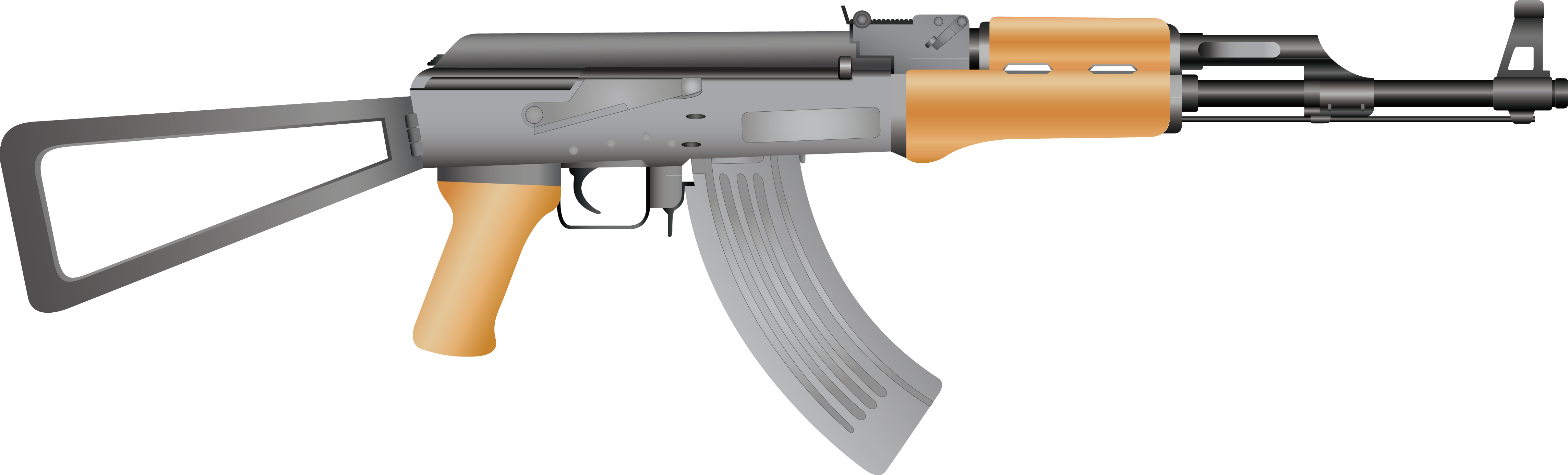 Picture Library Stock Bullet Cartridge Firearm Hand - Type 56 4 (4574x1387), Png Download