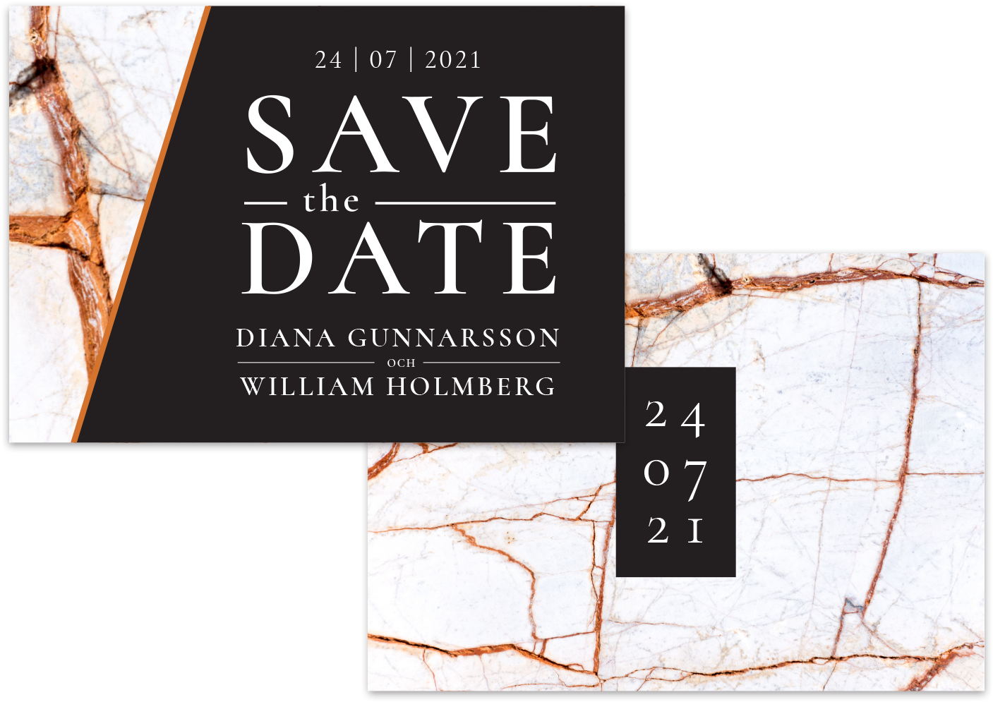 Glowing Marble Save The Date - Save The Date Hav (1500x1500), Png Download
