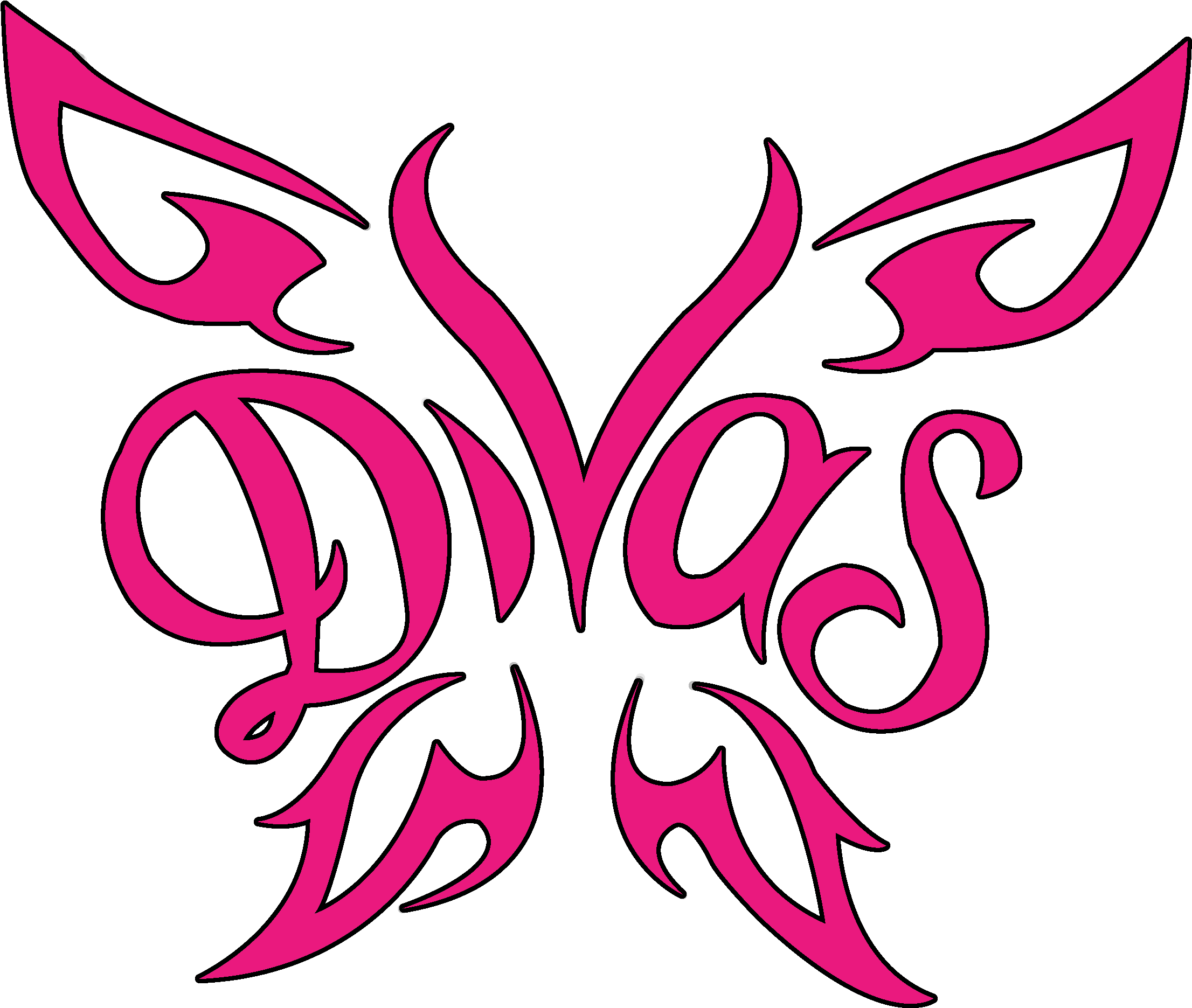 Wwe Divas Logo Render By Areseeem-d6c7kxc - Wwe Divas Logo Png (2468x2064), Png Download
