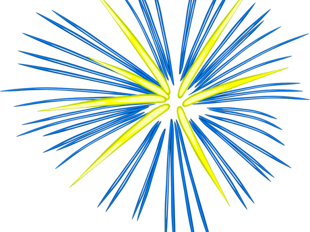 Fireworks Clipart Png Format - Clip Art Fireworks Png (640x480), Png Download