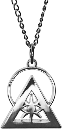 Png Stock The Talisman Silver Rhodium Am Official - Talisman Illuminati (438x484), Png Download