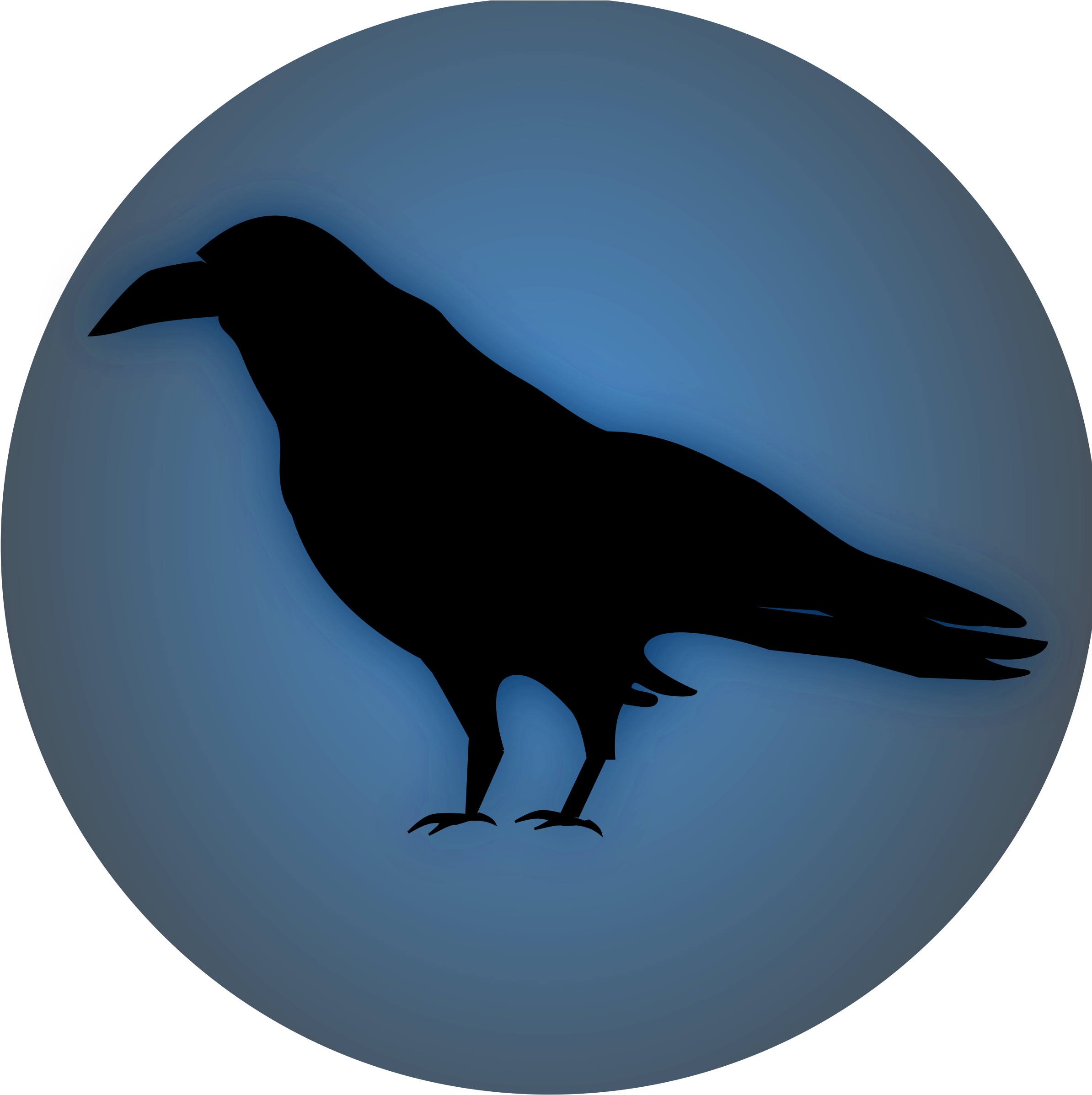 Raven Icon Free - Raven Icon (2400x2400), Png Download