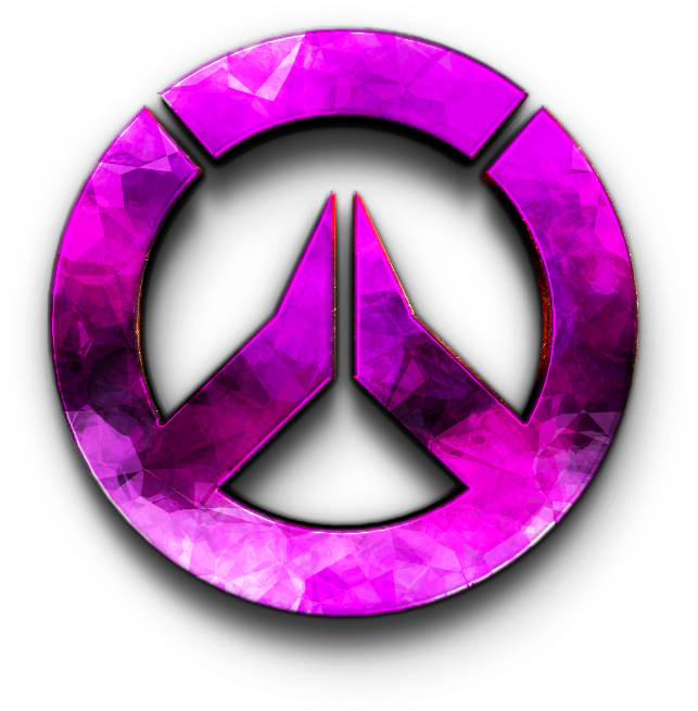 Overwatch Logo Pink Transparent (745x664), Png Download