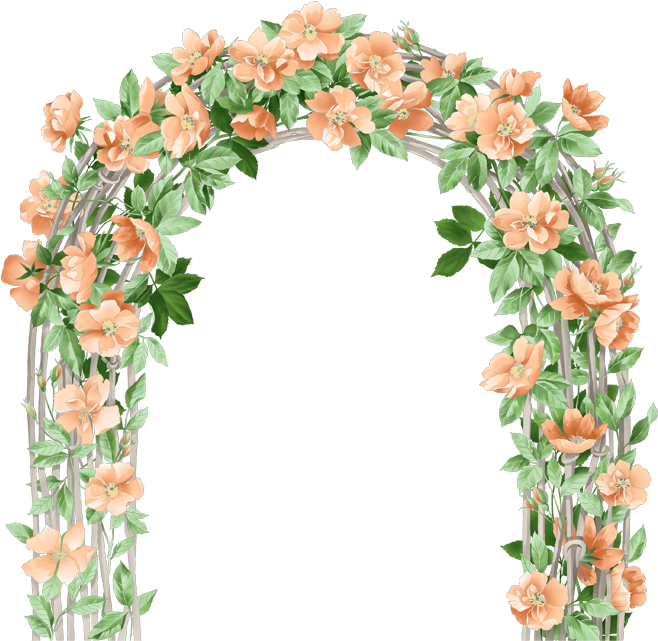 Download Flowers Arch Png Flower Door Png PNG Image with No