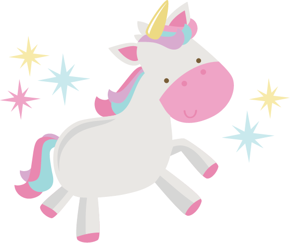 Unicorn - Miss Kate Cuttables Unicorn (584x490), Png Download
