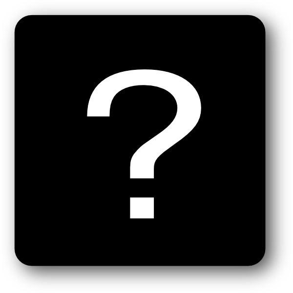 Black Box With Question Mark Png (600x600), Png Download