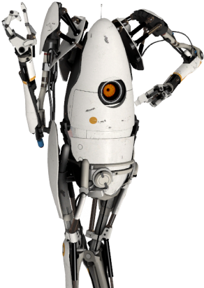 Item P-body Selfspin - Portal P Body Model (300x411), Png Download