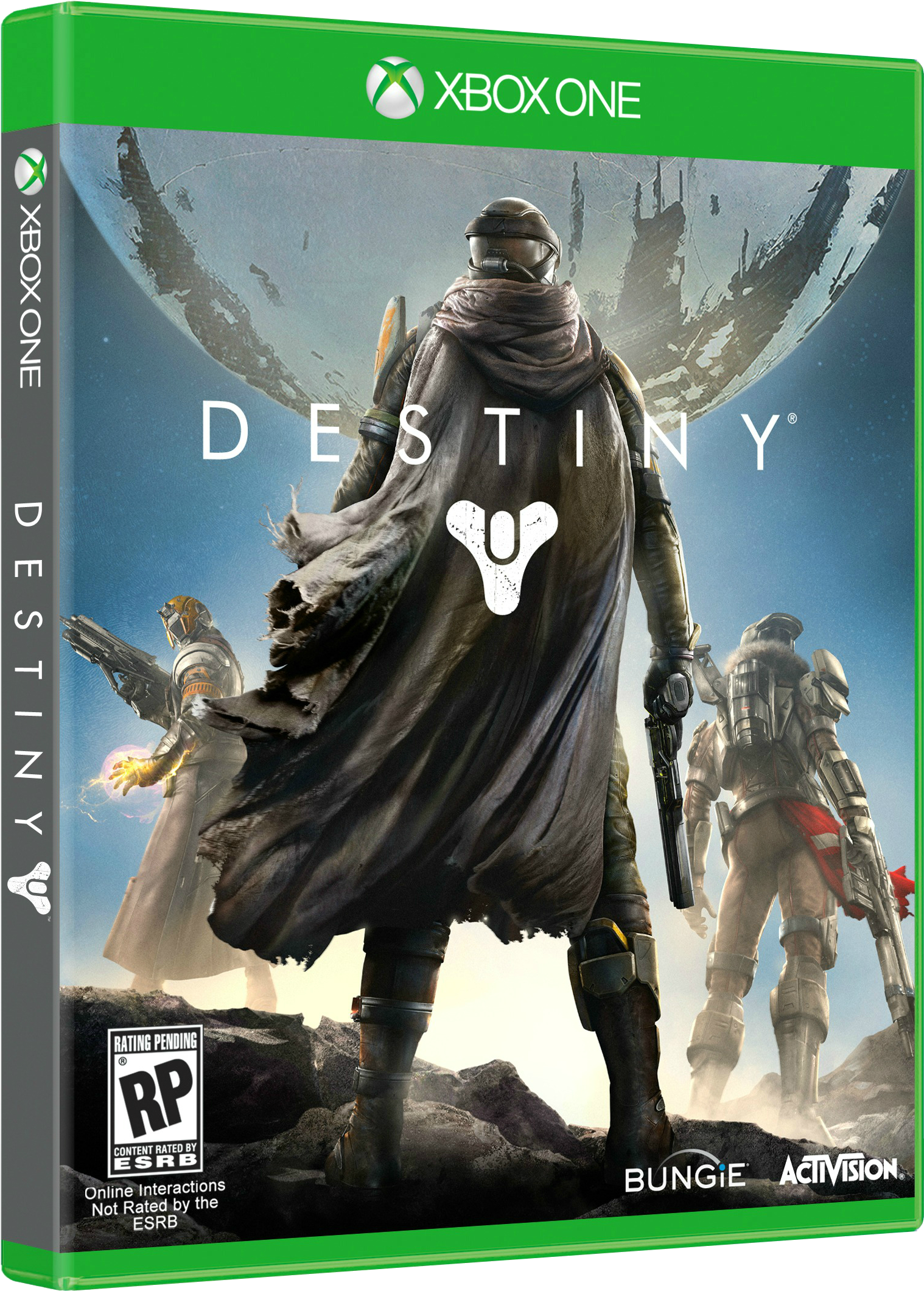 Destiny Xbox One Cover - Xbox One Video Game Box (1650x2250), Png Download