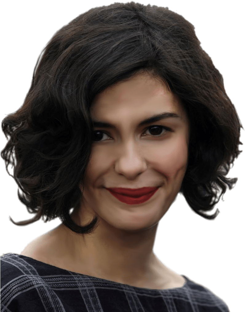 Audreu Tautou Red Lips Png - Coco Chanel Hairstyle (800x1045), Png Download