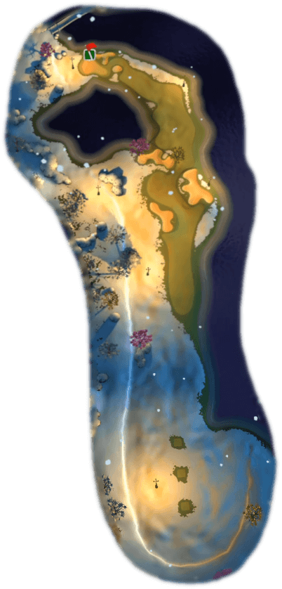 Hole 5 Map - Pottery (402x838), Png Download