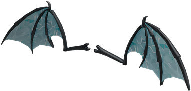 Korblox Ice Dragon Wings - Dragon (420x420), Png Download