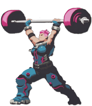 Zarya Spray - Overwatch Zarya Spray Png (352x400), Png Download