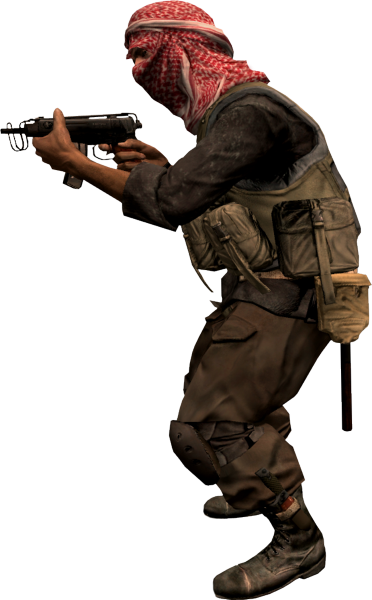 View Samegoogleiqdbsaucenao Opfor Smg Standing Render - Call Of Duty 4 Op (372x600), Png Download