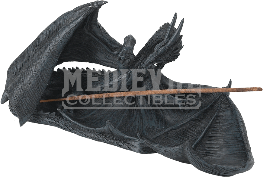 Dragon Wings Incense Burner - False Dragon Incense Burner - 4" X 10" (874x874), Png Download