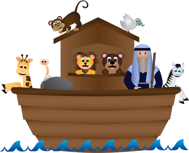 Free Clip Art - Noah's Ark Clip Art Png (640x640), Png Download
