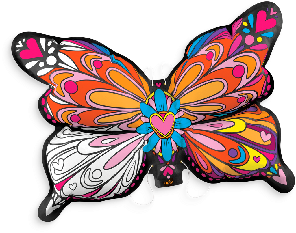 161 020 3d Colorables Dress Up Butterfly Wings O1 V=1523677145 - The Party Darling | Party Supplies, Decorations And (1200x1200), Png Download