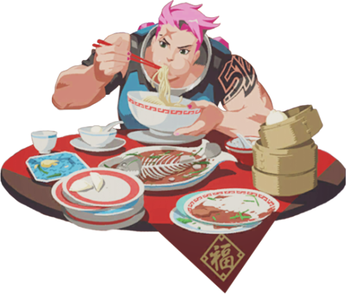 I Really Can't Get Over How Much Zarya's Bulk Is Celebrated - Zarya Spray Transparent (500x425), Png Download