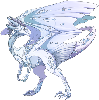 Drawn Snow Leopard Dragon Wing - Primal Eyes Flight Rising (350x350), Png Download