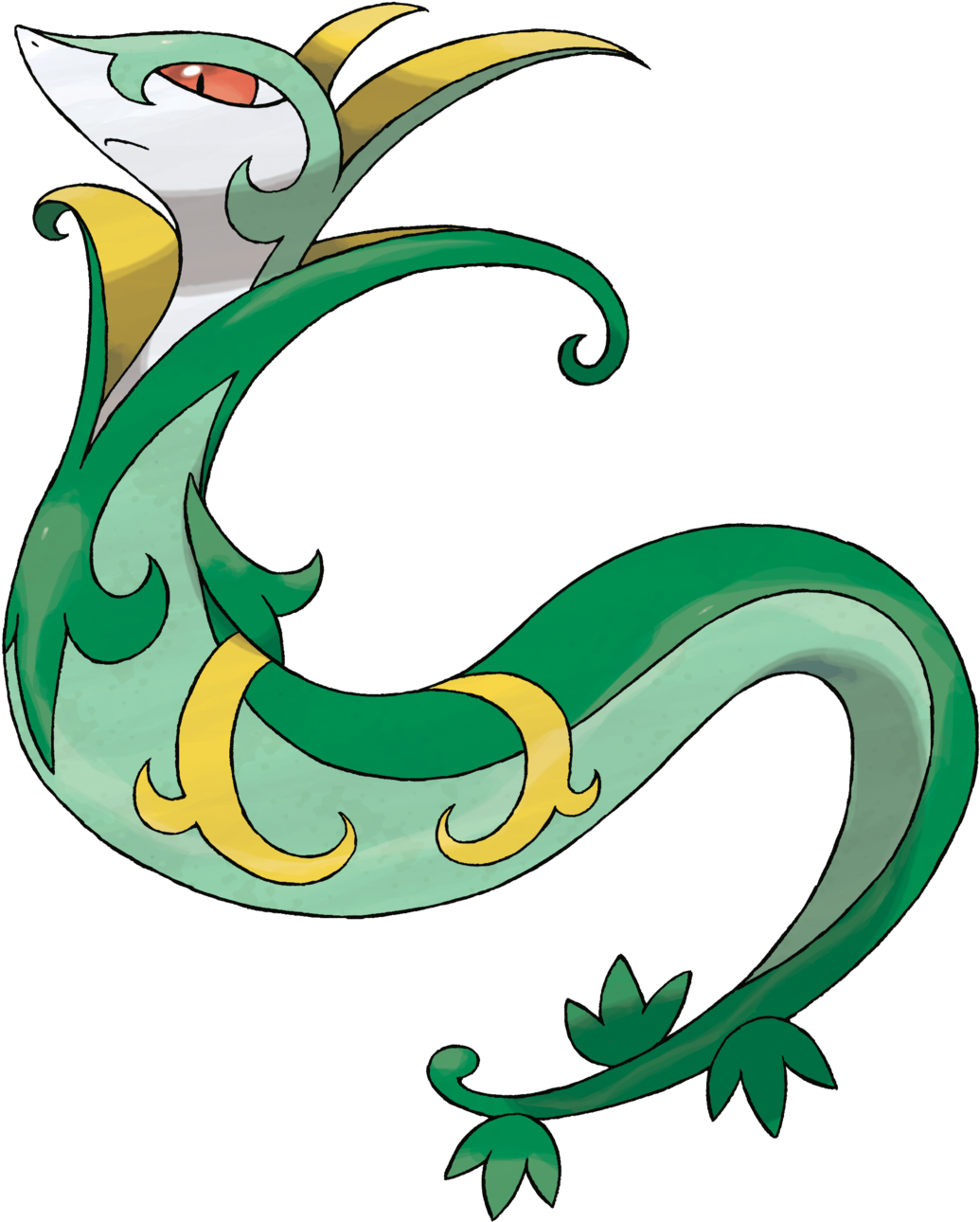 [ Img] - Serperior Pokemon (500x500), Png Download