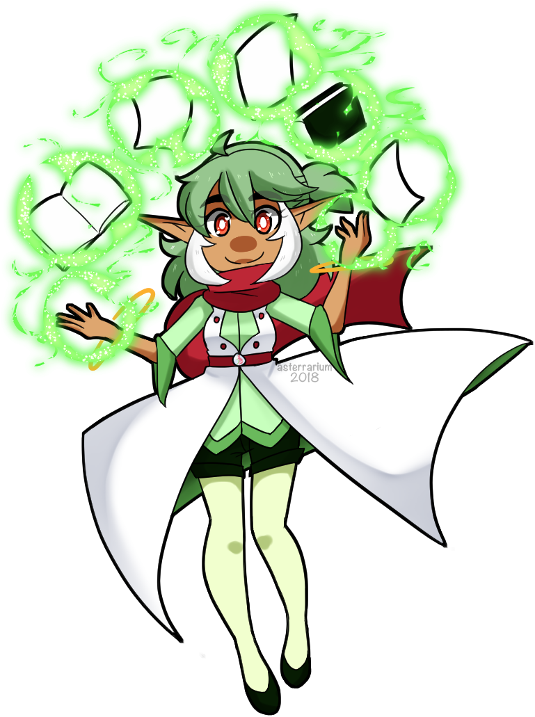 Books And ~magic~ I Coloured That Cherie Doodle From - Cartoon (801x1038), Png Download