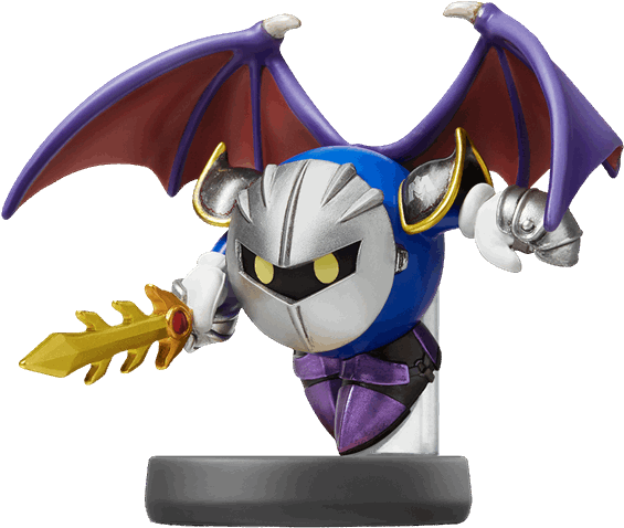 Meta Knight - Meta Knight Amiibo (400x333), Png Download
