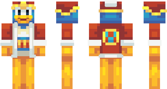 Minecraft Skin Kingdedede - Scula Skin (600x348), Png Download