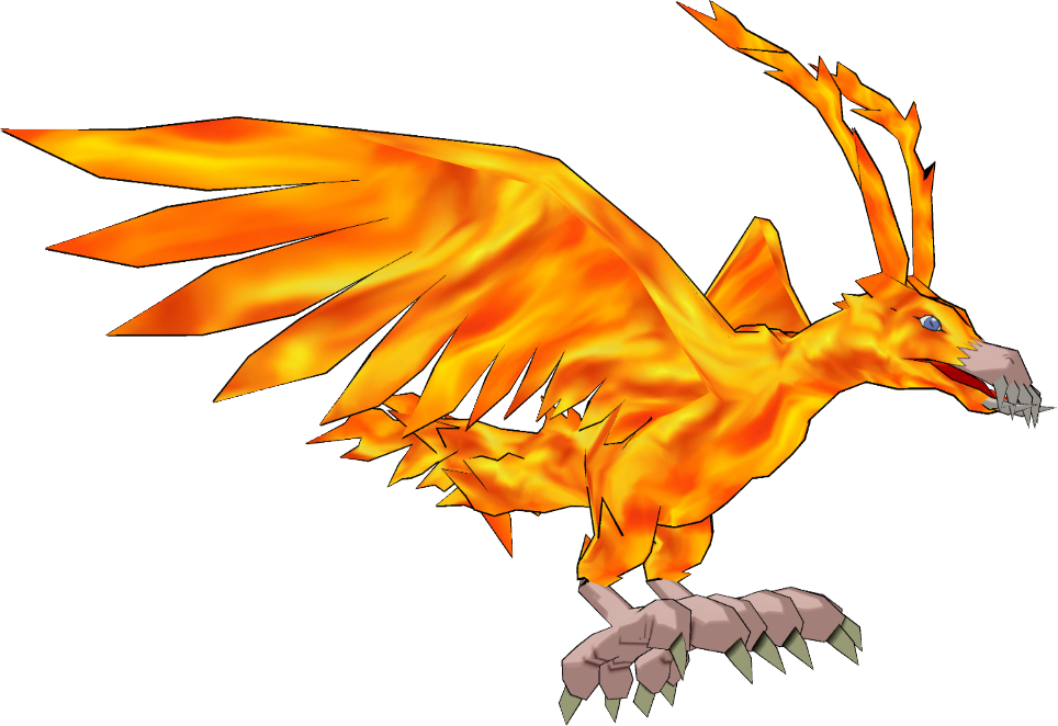 [ Img] - Birdramon Digimon (964x662), Png Download