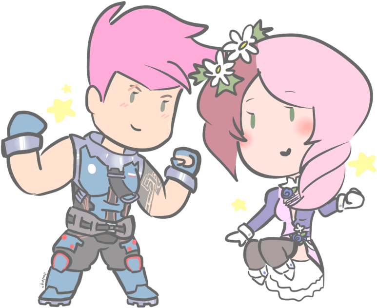 Pink And By Mikijackson On Deviantart Zarya - Video Game (1024x768), Png Download