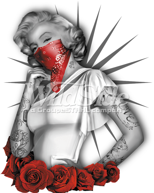 Marilyn - Gangster Roses - Gangster Png (675x675), Png Download