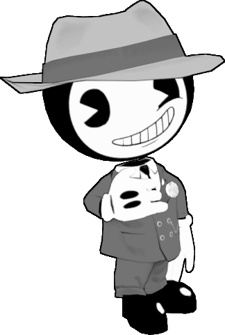 Gangster Bendy - Bendy In Nightmare Run Gangster Bendy (324x481), Png Download